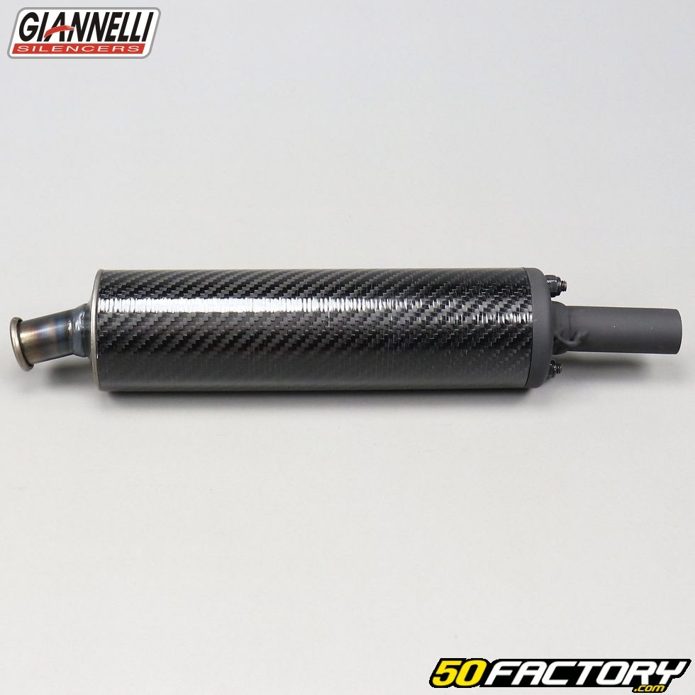 Silencieux rond giannelli 260xø30mm moto 2t – pièce détachée