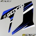 Kit decorativo Gencod Derbi Senda DRD Racing  (XNUMX para XNUMX) azul