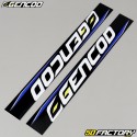 Kit decorativo Gencod Derbi Senda DRD Racing  (XNUMX para XNUMX) azul