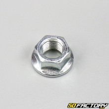 Écrou Ø10x1.25 mm embrayage, allumage, variateur MBK Booster, Nitro, Peugeot Kisbee... (écrou à embase)