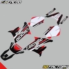 Decoration kit Yamaha DT 50 and MBK X-Limit (since 2003) Gencod red