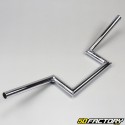 Handlebar Z smooth bar height XNUMXmm Peugeot  XNUMX, MBK XNUMX