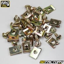 4mm fairing screws and clips (20 pack) Fifty