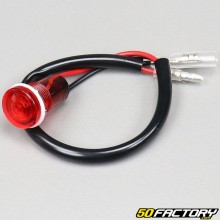 Indicatore rosso adattabile 12V 18mm