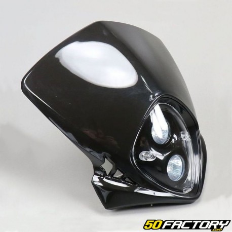 Plaque phare duke noire pour moto 50cc et 125cc