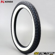 Neumático 2 3/4-17 (2.75-17) 41P Kenda K265 lados blancos ciclomotor