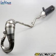 Terminale scarico Yamaha DT, MBK X-Limit, Malaguti XSM,  XTM Leovince xcombattere nero