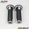 Handle grips Domino  AXNUMX cross  black and gray