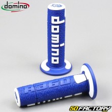 Manoplas Punhos Domino  AXNUMX cross  azul e branco