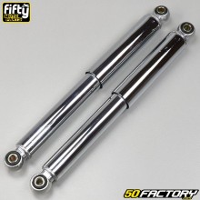 Amortisseurs arrière lisses 320 mm Peugeot 103, MBK 51 et Motobécane chromés Fifty