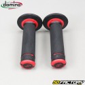 Handle grips Domino A190 cross black and red