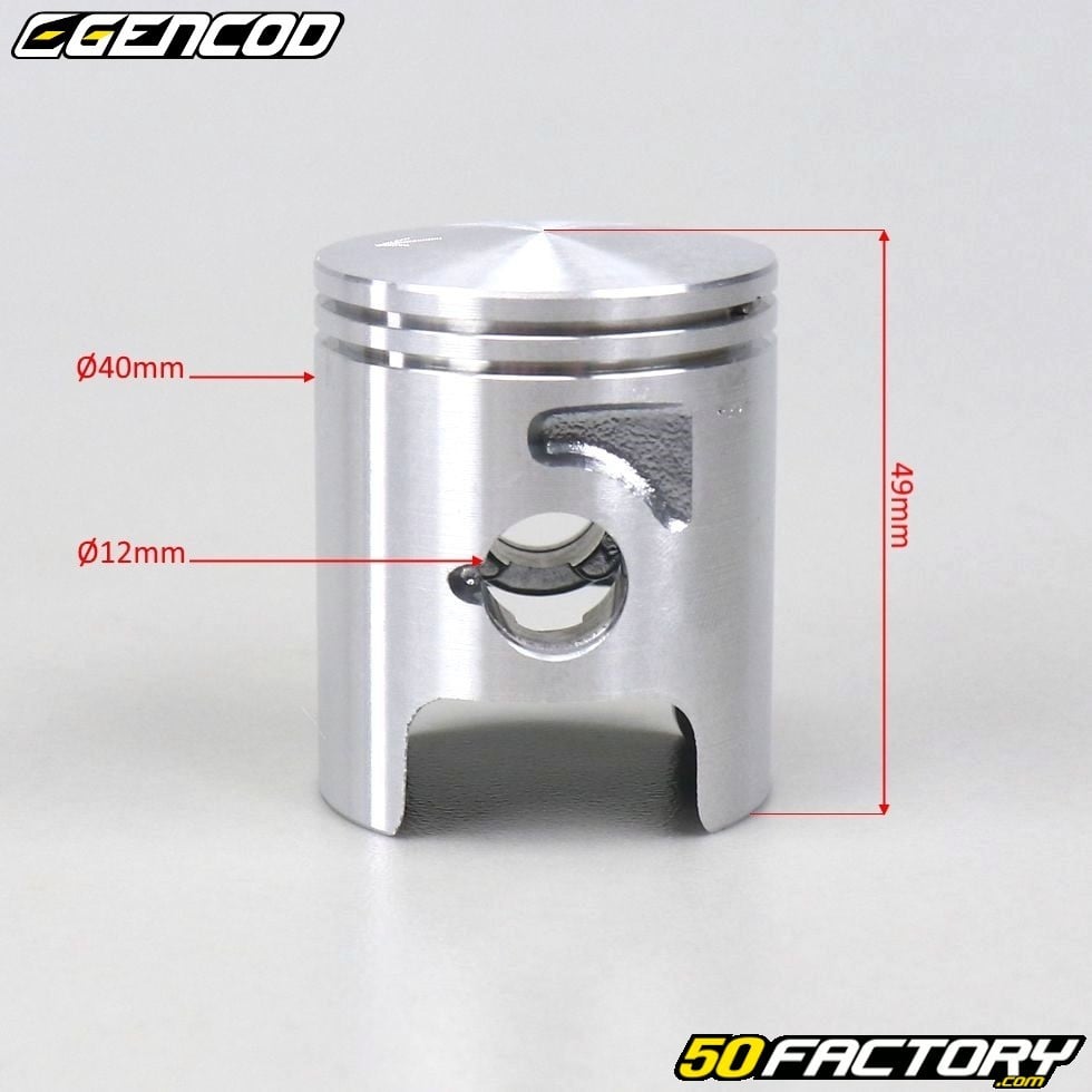 Piston Alu Gencod Derbi Euro Et Pi Ce Moto Scooter