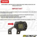 Digitaltachometer (XNUMX - XNUMX) Derbi DRD Racing, Xtreme, Gilera SMT, RCR, Aprilia SX, RX