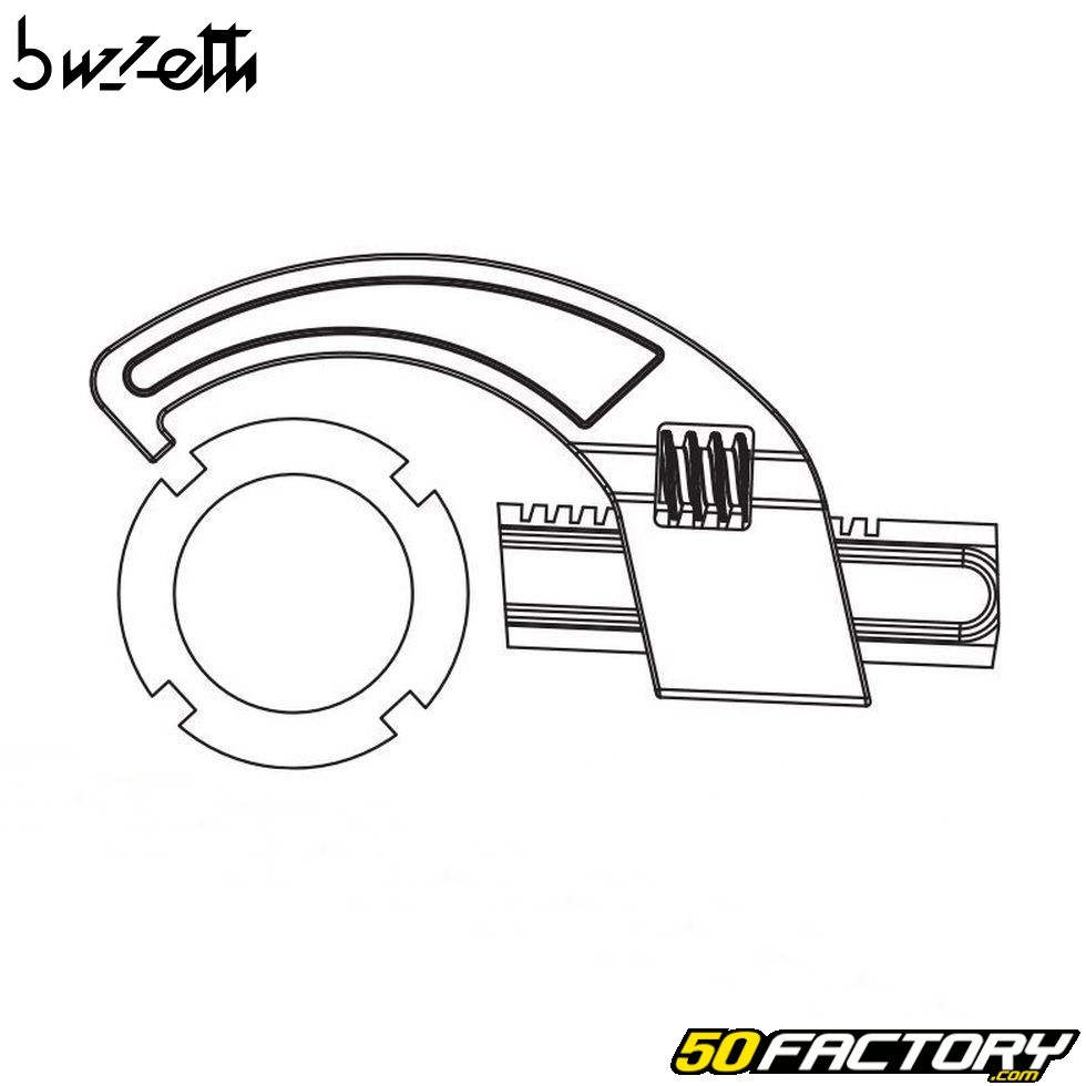 Clé à ergot jeu de direction pour Piaggio/Gilera - Outillage à main sur La  Bécanerie