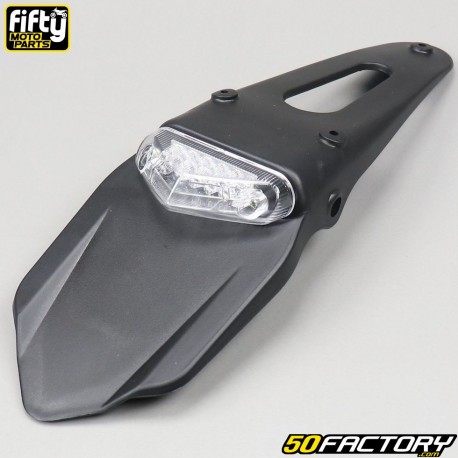 Support de plaque avec feu arrière à Led (x9) rouge Moto 50cc