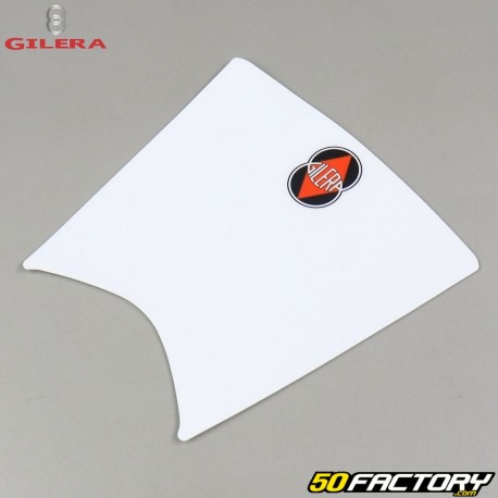 Aufkleber Scheinwerferverkleidung original Gilera SMT et RCR  (XNUMX bis XNUMX) reinweiß mit Logo