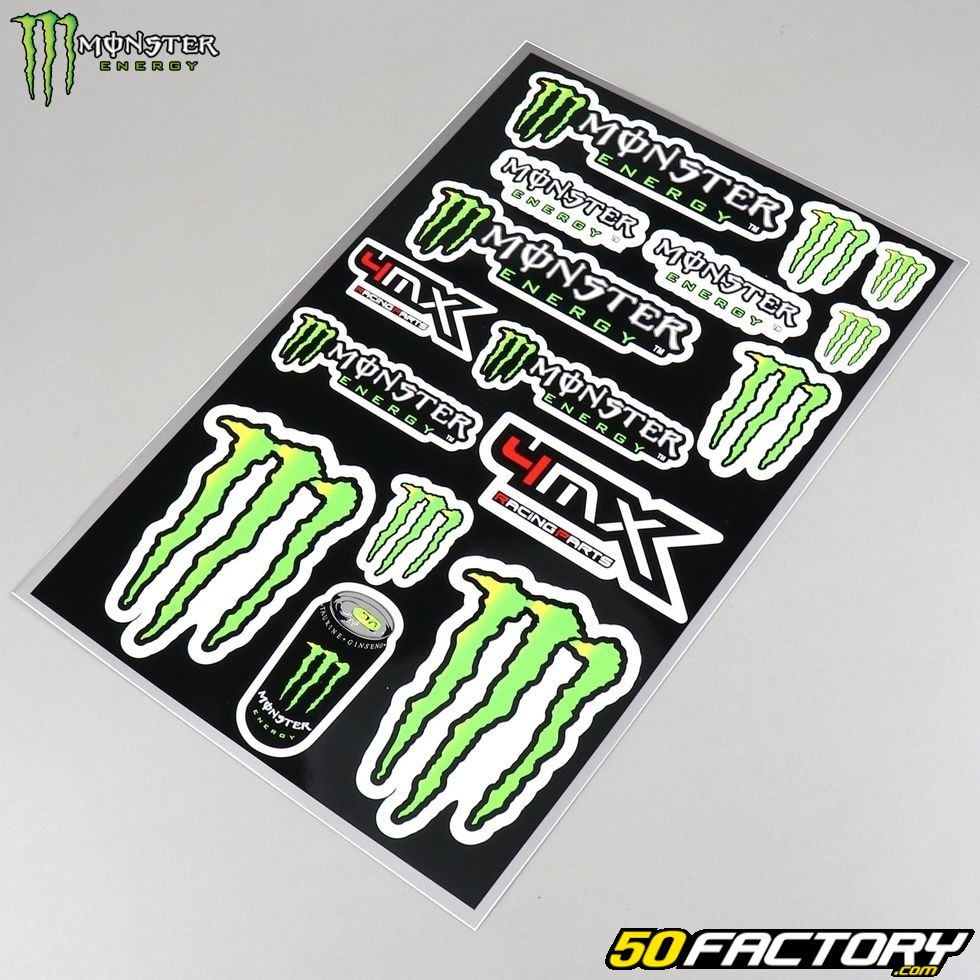 Stickers Monster Energy - Stickers Moto - Autocollants pour Quad -  Motocross - Pour motos, voitures, casques, ordinateurs portables et autres  objets : : Auto et moto