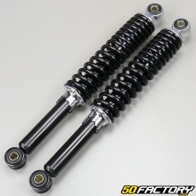 Adaptable rear shock absorbers adaptable black 340mm Peugeot 103, MBK 51