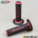 Handle grips Domino racing cross red and black