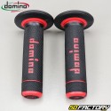 Handle grips Domino racing cross red and black