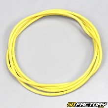 Electric wire 1 mm universal yellow (by the meter)