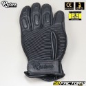 Handschuhe Restone  CE-zugelassenes schwarzes Motorrad