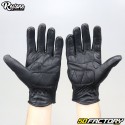 Handschuhe Restone  CE-zugelassenes schwarzes Motorrad