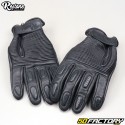 Handschuhe Restone  CE-zugelassenes schwarzes Motorrad