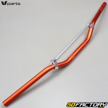 Guiador Ø22 mm com barra Vparts laranja e cinza