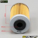 HifloFiltro HF655 Oil Filter KTM SX-F 250 (2006 - 2012), Husaberg FE 250 (2013), Beta RR 450 (2005 - 2009) ...