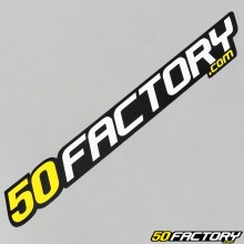 Sticker 50 Factory 18 cm yellow