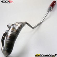 Terminale scarico Voca Cross Rookie Derbi silenziatore rosso