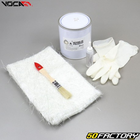 Kit réparation carénages (fibre de verre) voca – pièce moto, scooter