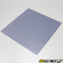 Grille de prise d'air racing 30x30 cm bleu