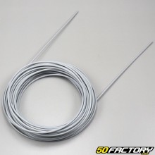 Cubierta del cable de acelerador, arrancador, descompresor y freno gris 5 mm (25 metros)