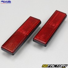 Universal red rectangular reflectors to screw on RMS