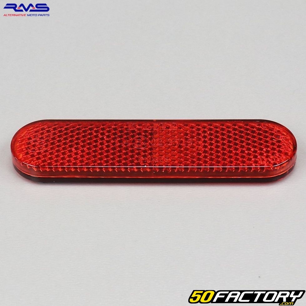 catadioptre rouge longueur 84 mm largeur 30 mm pour les motos, les