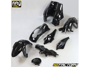 Kit fairings peugeot ludix 2t fifty black - scooter part 50