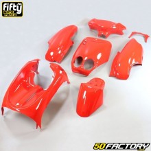 Verkleidung kit MBK Ovetto,  Yamaha Neos (vor 2008) 50 2T FIFTY rot