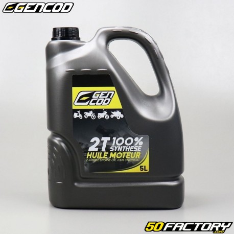 Engine oil 2T  Gencod 100% synthesis 5L