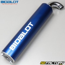 Silencieux Bidalot S1R bleu scooter
