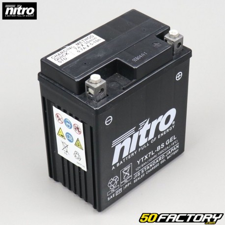 Batterien Nitro  NTXXNUMXL-BS XNUMXV XNUMXAh-Gel Hanway Furious , Honda, Piaggio, Vespa ...