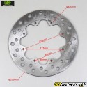 Disco de freio traseiro Kawasaki KMX  XNUMXmm NG Brake Disc