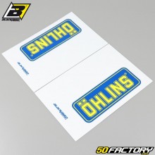 Fork Stickers Blackbird Transparent Öhlins