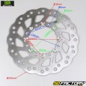 Bremsscheibe vorne Kawasaki KDX, KLX, KX… 250mm Welle NG Brake Disc