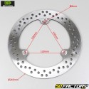 Disco de freno trasero Yamaha X-Max 245 mm NG Brake Disc