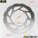 Front brake disc Sherco  SC, SE, SE-R XNUMXmm wave unventilated NG Brake Disc