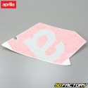 Original left side fairing sticker Aprilia RS4 red and gray