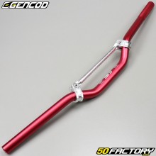 Aluminum scooter handlebar Gencod red with silver bar