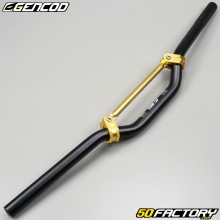 Aluminum scooter handlebar Gencod  black with gold bar